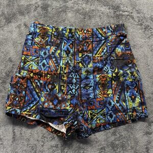 Vintage 60s California Swim Wear Shorts Size Large Hawaiian Cotton Swim Trunks